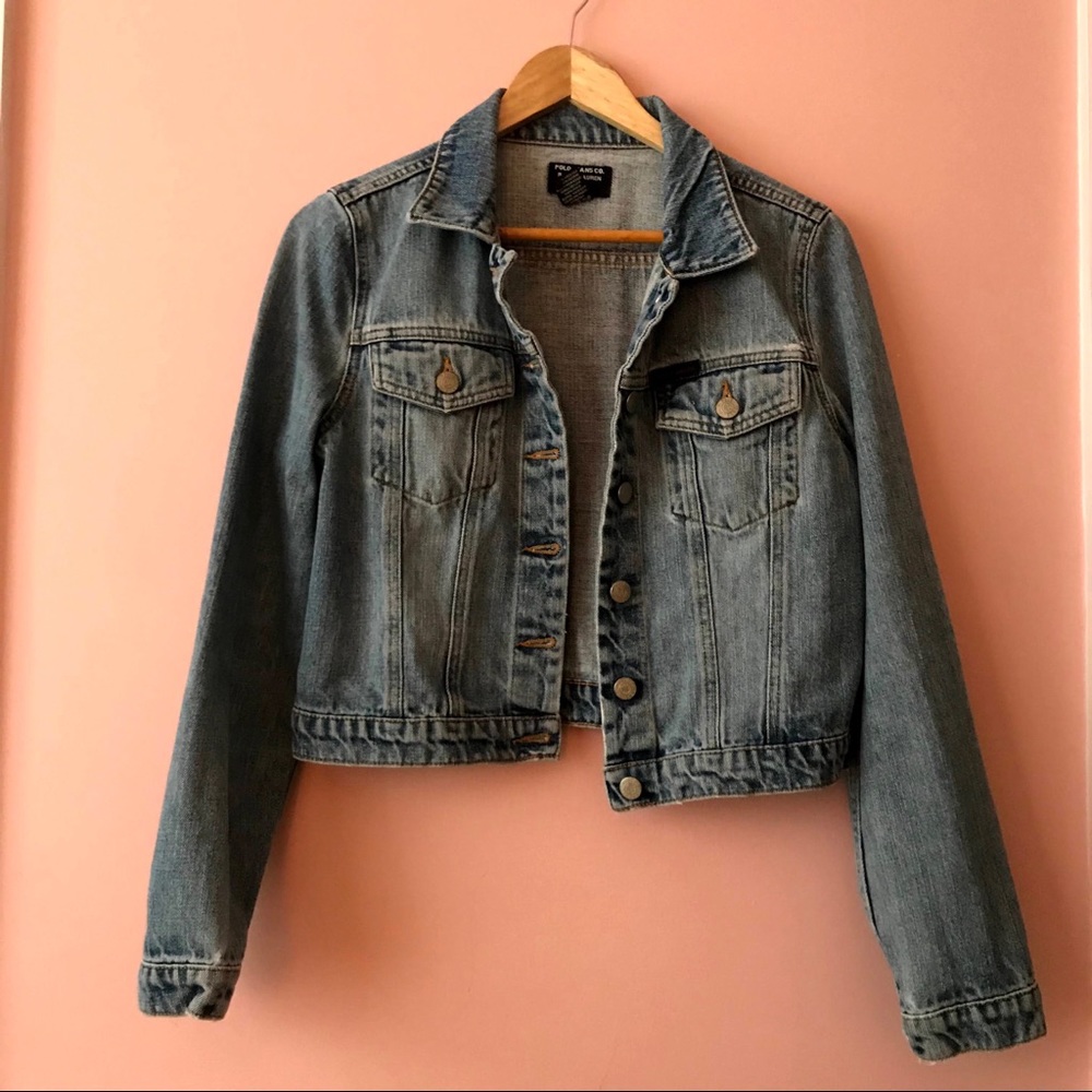 Petite Ralph Lauren cropped jean jacket